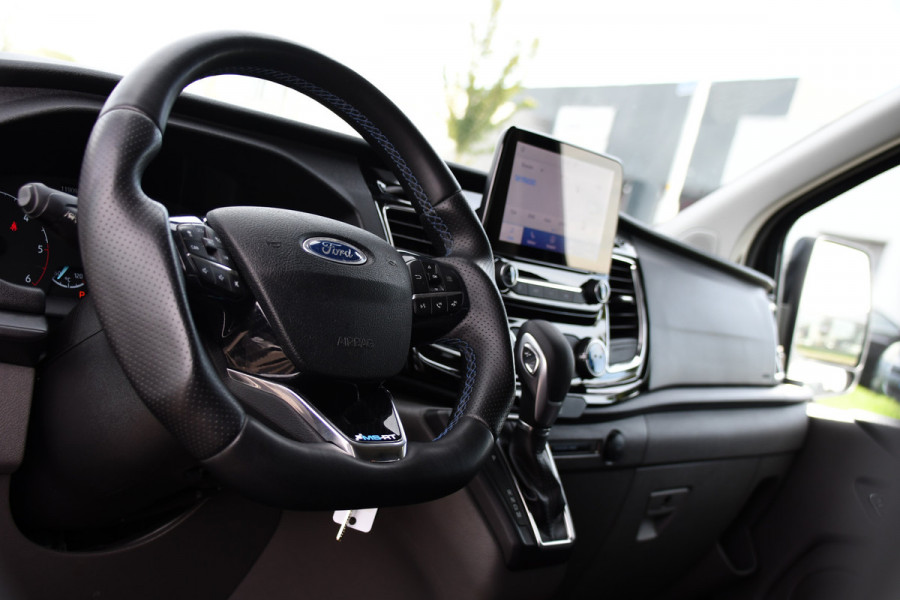 Ford Transit Custom 320 2.0 TDCI L1H1 DC MS-RT Black Edition Adaptieve Cruise, Camera, Carplay, 170pk, 2 x Schuifdeur, Automaat, LED, Stoelverwarming, Leder, Uniek!