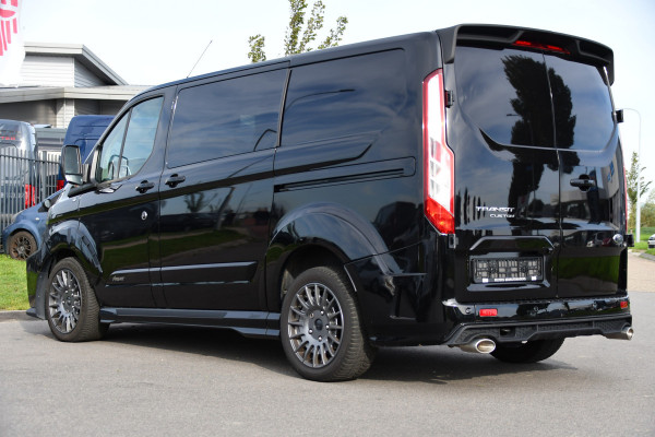 Ford Transit Custom 320 2.0 TDCI L1H1 DC MS-RT Black Edition Adaptieve Cruise, Camera, Carplay, 170pk, 2 x Schuifdeur, Automaat, LED, Stoelverwarming, Leder, Uniek!