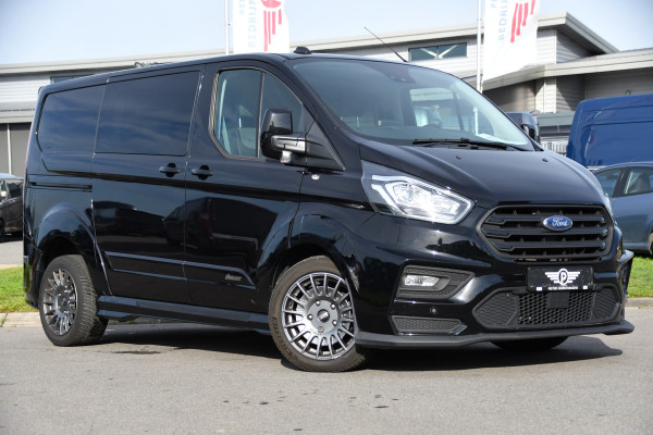 Ford Transit Custom 320 2.0 TDCI L1H1 DC MS-RT Black Edition Adaptieve Cruise, Camera, Carplay, 170pk, 2 x Schuifdeur, Automaat, LED, Stoelverwarming, Leder, Uniek!