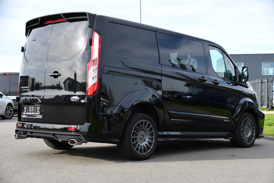 Ford Transit Custom 320 2.0 TDCI L1H1 DC MS-RT Black Edition Adaptieve Cruise, Camera, Carplay, 170pk, 2 x Schuifdeur, Automaat, LED, Stoelverwarming, Leder, Uniek!