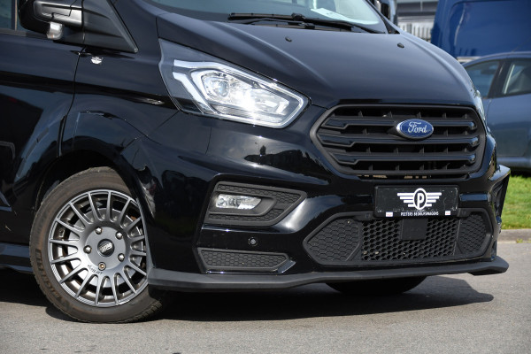 Ford Transit Custom 320 2.0 TDCI L1H1 DC MS-RT Black Edition Adaptieve Cruise, Camera, Carplay, 170pk, 2 x Schuifdeur, Automaat, LED, Stoelverwarming, Leder, Uniek!