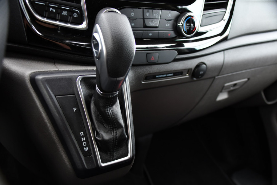 Ford Transit Custom 320 2.0 TDCI L1H1 DC MS-RT Black Edition Adaptieve Cruise, Camera, Carplay, 170pk, 2 x Schuifdeur, Automaat, LED, Stoelverwarming, Leder, Uniek!