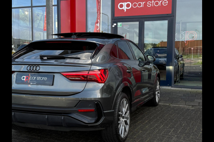 Audi Q3 Sportback 35 TFSI 3 X S-Line Uniek Vol | Panorama | Camera Parksens | Leder Red Stitch | Stoelverwarming| Keyless |Carplay