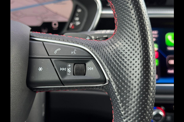 Audi Q3 Sportback 35 TFSI 3 X S-Line Uniek Vol | Panorama | Camera Parksens | Leder Red Stitch | Stoelverwarming| Keyless |Carplay