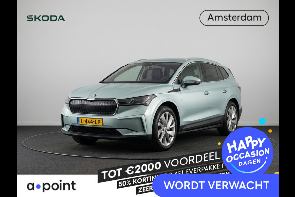 Škoda ENYAQ iV 60 180 pk | Navigatie | Warmtepomp | Parkeersensoren | Achteruitrijcamera | Matrix LED koplampen | Stoel/stuur verwarming |