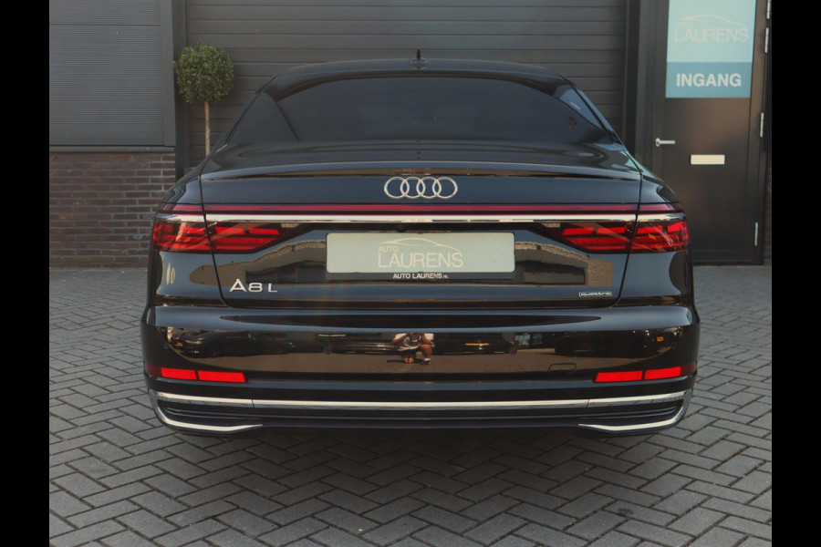 Audi A8 55 TFSI quattro Lang | Chauffeur Pakket | Massage stoelen voor en achter | B&O | Pano | Stoel ventilatie voor en achter
