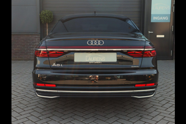 Audi A8 55 TFSI quattro Lang | Chauffeur Pakket | Massage stoelen voor en achter | B&O | Pano | Stoel ventilatie voor en achter