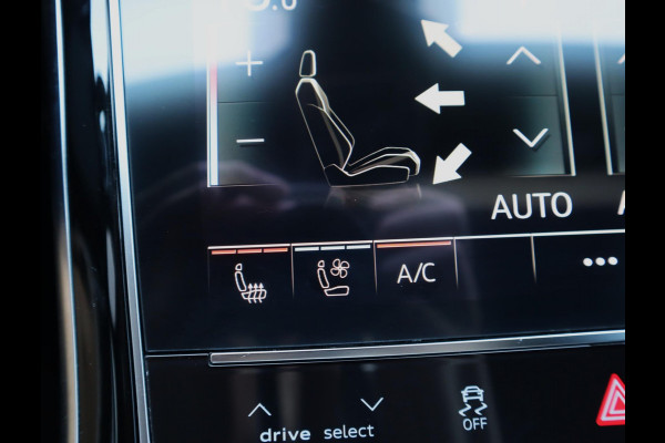 Audi A8 55 TFSI quattro Lang | Chauffeur Pakket | Massage stoelen voor en achter | B&O | Pano | Stoel ventilatie voor en achter