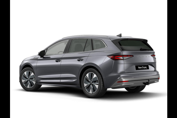 Škoda Enyaq 85 Business Edition 286 pk | Trekhaak | Achterbumper en dorpels in carosseriekleur | Velgen: 19" lichtmetalen velgen Regulus, antraciet gepolijst