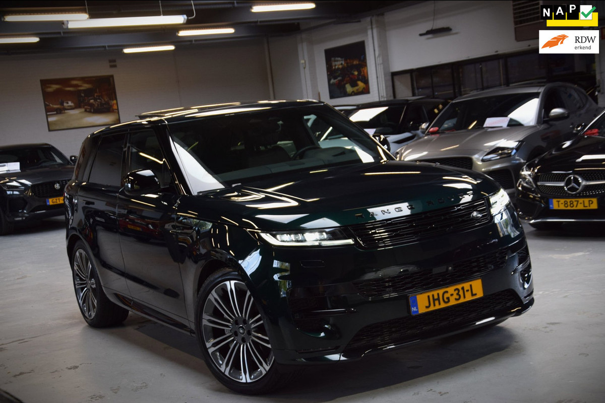 Land Rover Range Rover Sport 3.0 P460e Dynamic HSE PHEV 1e Eig.|Org.NL|Massage|Britisch Racing Green|NP.152.000