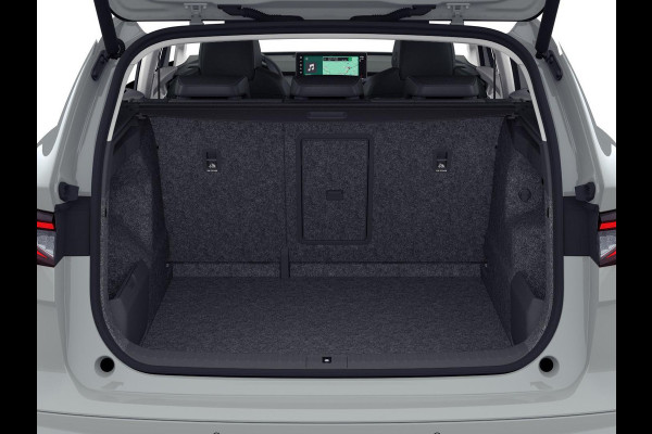 Škoda Enyaq 85 Business Edition 286 pk | Trekhaak | Achterbumper en dorpels in carosseriekleur | Velgen: 19" lichtmetalen velgen Regulus, antraciet gepolijst