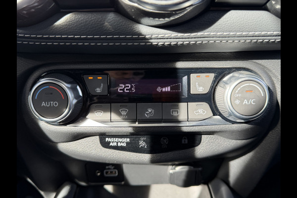 Nissan Juke BWJ 2022 | 1.0T 115PK Bns Design AUTOMAAT | LEDER/STOF | BOSE | SPORTSTOELEN | CLIMA | NAVI | STOELVERW | CARPLAY | PRIVACY GLASS |