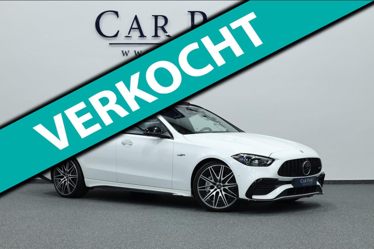 Mercedes-Benz C-Klasse AMG 43 4MATIC 408+PK BTW/VIRTUAL/SFEER/PANO/LEER+S.VERWARMING+MEMORY/20"/360/LINE/ACC/ECC/12 MDN GARANTIE!