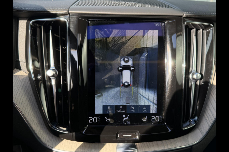 Volvo XC60 2.0 Recharge T6 AWD Inscription 19"/Panoramadak/Trekhaak/Leder + memory/Adaptieve cruise/Stoel + stuurverwarming/360 camera/Keyless/Dodehoek/Apple Carplay & Android Auto
