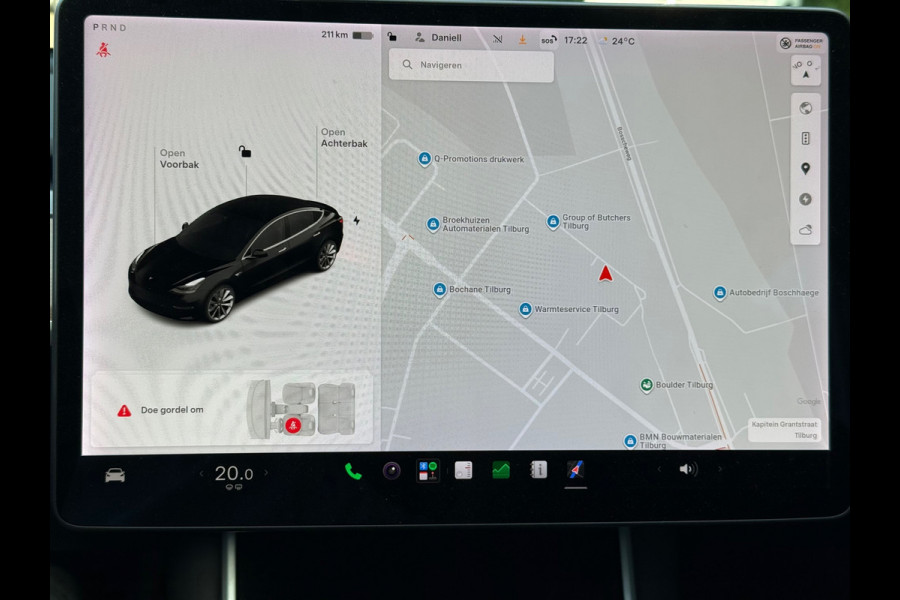 Tesla Model 3 Dual Long Range AWD 75 kWh 84,3 SOH l Pano l Leder l Camera l