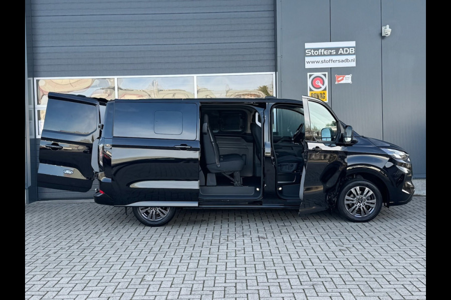Ford Transit Custom 320 2.0 TDCI 136pk L1H1 Limited DC 5P | L+R SCHUIF | Trekhaak Elekt. | Navi | ACC | BLIS | Carplay | 17 inch