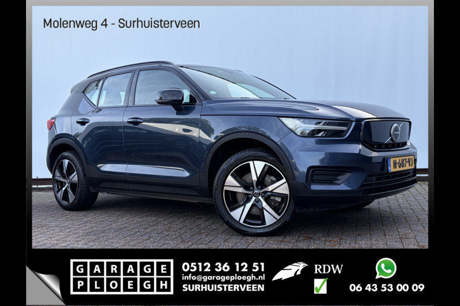 Volvo XC40 Recharge Plus SOH 95% Warmtepomp Elek.Trekhaak Stoelverw Carplay Orig.NL 100% Elektrisch!