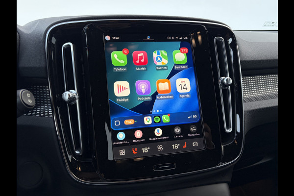 Volvo XC40 Recharge Plus SOH 95% Warmtepomp Elek.Trekhaak Stoelverw Carplay Orig.NL 100% Elektrisch!