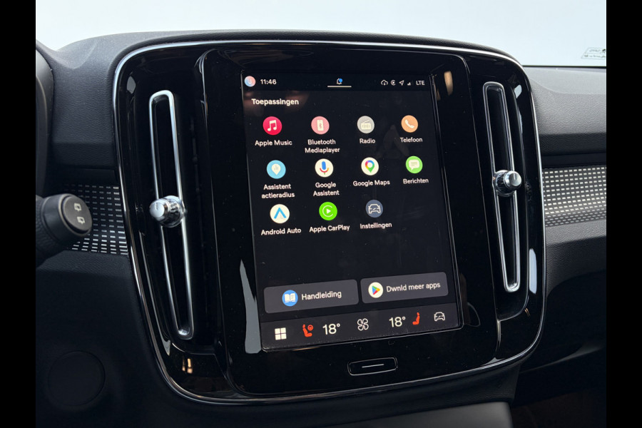 Volvo XC40 Recharge Plus SOH 95% Warmtepomp Elek.Trekhaak Stoelverw Carplay Orig.NL 100% Elektrisch!