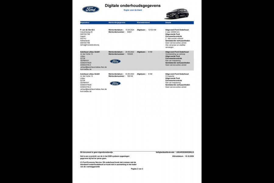 Ford Fiesta 1.0 EcoBoost ST-Line 100pk/74kW 6-bak | Adapt. Cruise | Winter Pack | Trekhaak |