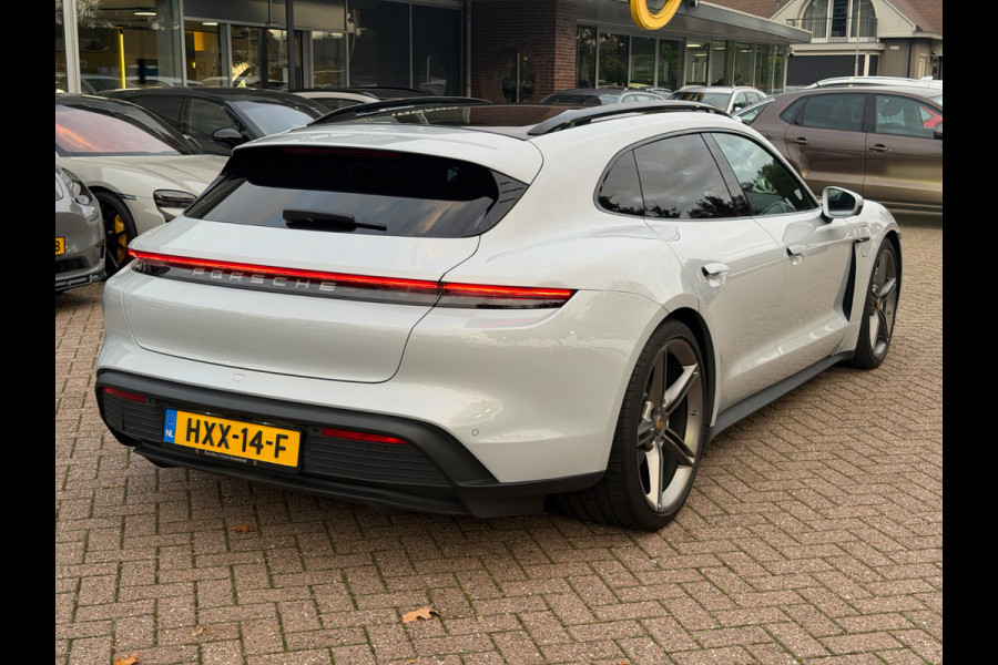 Porsche Taycan Sport Turismo 4S 93 kWh / SOH 94.5 % / Panoramadak / 360Camera / Head-up / Burmester / 21'' / Luchtvering / Stoel+Stuurverwarming / Dodehoek / DAB / ACC / Warmtepomp