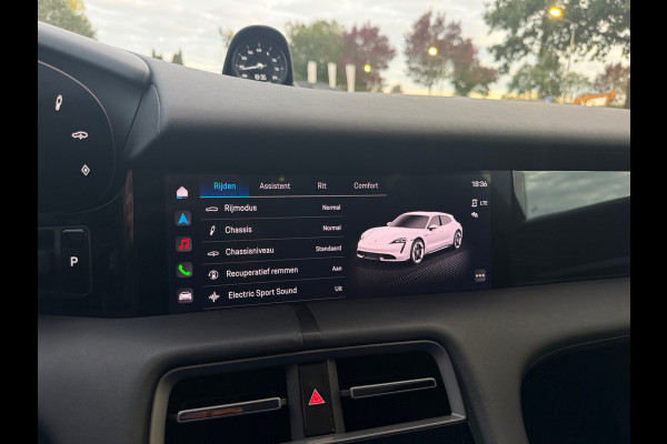 Porsche Taycan Sport Turismo 4S 93 kWh / SOH 94.5 % / Panoramadak / 360Camera / Head-up / Burmester / 21'' / Luchtvering / Stoel+Stuurverwarming / Dodehoek / DAB / ACC / Warmtepomp