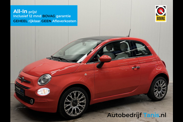Fiat 500 1.2 Lounge AIRCO/ECC-PANODAK-NAVI by CARPLAY-PDC-LMV-CRUISE CONTROL