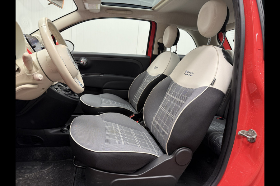 Fiat 500 1.2 Lounge AIRCO/ECC-PANODAK-NAVI by CARPLAY-PDC-LMV-CRUISE CONTROL