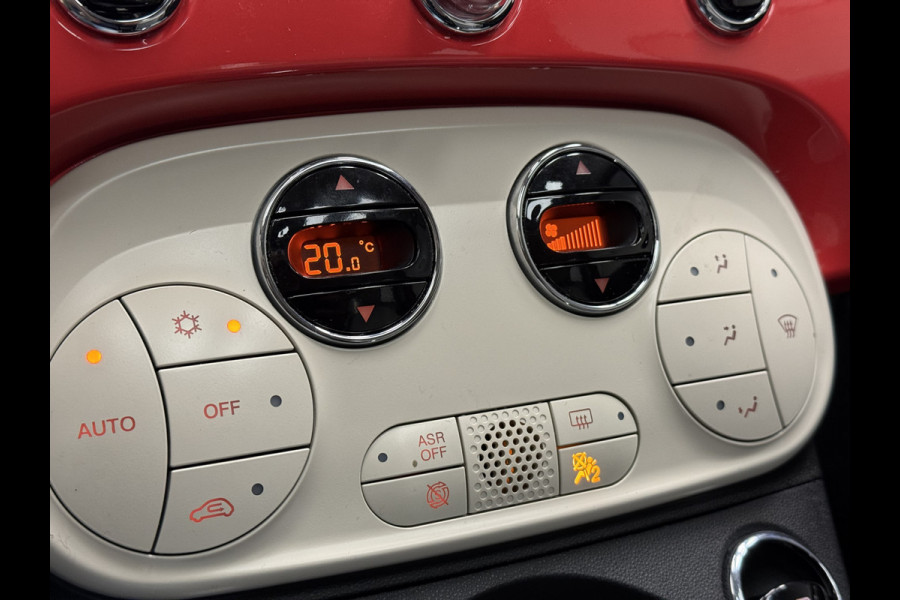 Fiat 500 1.2 Lounge AIRCO/ECC-PANODAK-NAVI by CARPLAY-PDC-LMV-CRUISE CONTROL