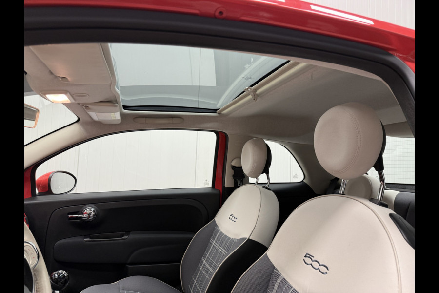 Fiat 500 1.2 Lounge AIRCO/ECC-PANODAK-NAVI by CARPLAY-PDC-LMV-CRUISE CONTROL
