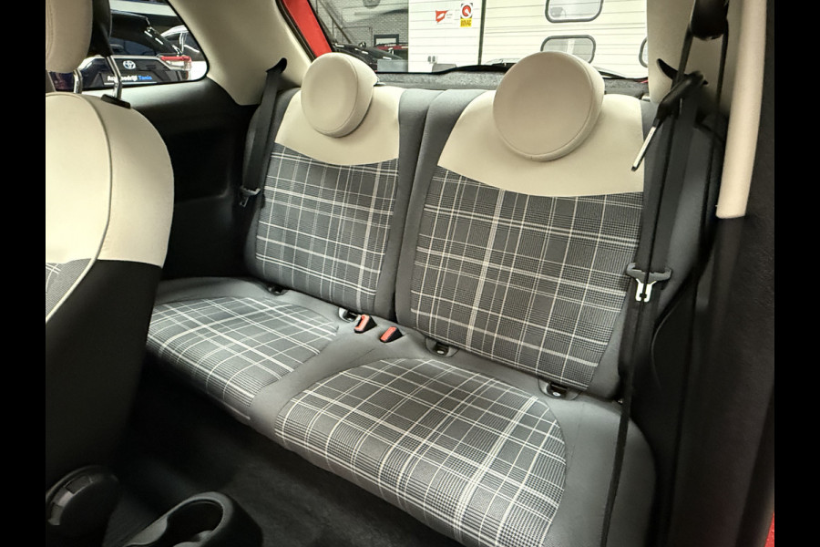 Fiat 500 1.2 Lounge AIRCO/ECC-PANODAK-NAVI by CARPLAY-PDC-LMV-CRUISE CONTROL