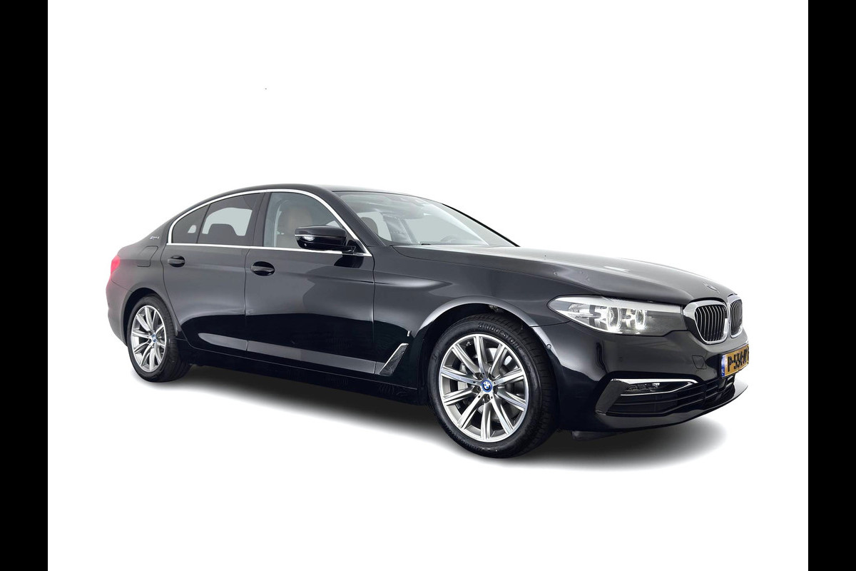BMW 5 Serie 530e iPerformance High Executive Luxury-Line (Plug-in) {SoH-98%} Aut. *LEATHER | LED-LIGHTS | ADAPTIVE-CRUISE | NAVI-FULLMAP | HARMAN/KARDON-AUDIO | TOPVIEW | HEATED-CONTOURSEATS | PRIVACY-GLASS | AMBIENTLIGHT | ECC | PDC | HEAD-UP | 18''ALU*