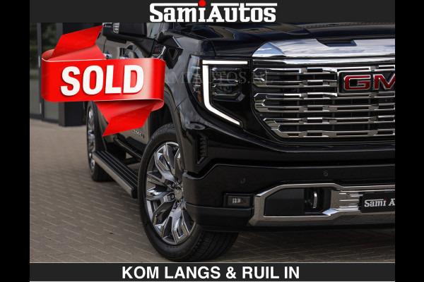 GMC Sierra DENALI | All-In Prijs | 6,2 V8 Full Option €79950,- excl | De Meest Luxe Pick-Up in zijn Klasse | Comfortabele Dubbele Cabine met Royale 5 Zitplaatsen | BPM vrij | Nu Leverbaar uit Voorraad | Voorraad Nr 2232 | De specialist in Amerikaanse pick‑ups in Nederland en Europa.
