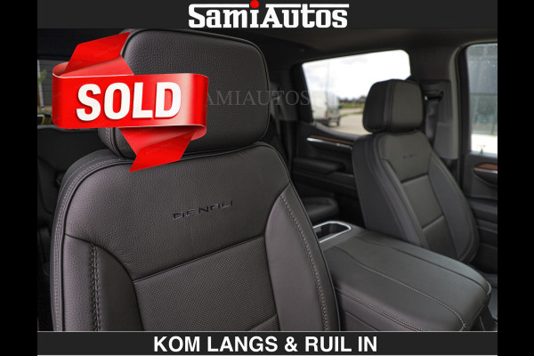 GMC Sierra DENALI | All-In Prijs | 6,2 V8 Full Option €79950,- excl | De Meest Luxe Pick-Up in zijn Klasse | Comfortabele Dubbele Cabine met Royale 5 Zitplaatsen | BPM vrij | Nu Leverbaar uit Voorraad | Voorraad Nr 2232 | De specialist in Amerikaanse pick‑ups in Nederland en Europa.