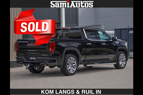 GMC Sierra DENALI | All-In Prijs | 6,2 V8 Full Option €79950,- excl | De Meest Luxe Pick-Up in zijn Klasse | Comfortabele Dubbele Cabine met Royale 5 Zitplaatsen | BPM vrij | Nu Leverbaar uit Voorraad | Voorraad Nr 2232 | De specialist in Amerikaanse pick‑ups in Nederland en Europa.