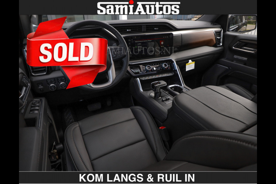 GMC Sierra DENALI | All-In Prijs | 6,2 V8 Full Option €79950,- excl | De Meest Luxe Pick-Up in zijn Klasse | Comfortabele Dubbele Cabine met Royale 5 Zitplaatsen | BPM vrij | Nu Leverbaar uit Voorraad | Voorraad Nr 2232 | De specialist in Amerikaanse pick‑ups in Nederland en Europa.