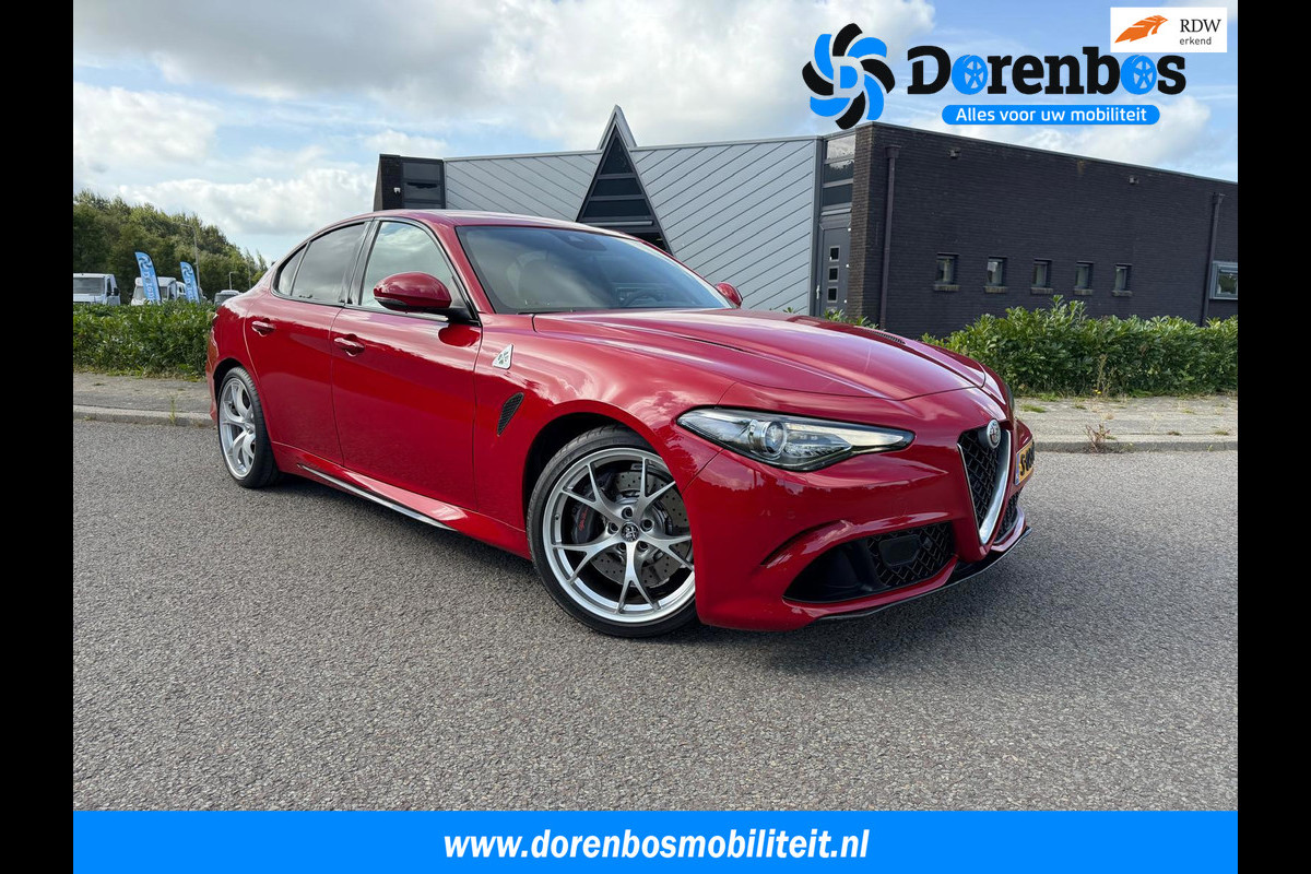 Alfa Romeo Giulia 2.9 V6 Quadrifoglio | 510PK | Carbon | Harman Kardon | Adaptive Cruise Control |Elektrisch Sportstoelen | Etc...