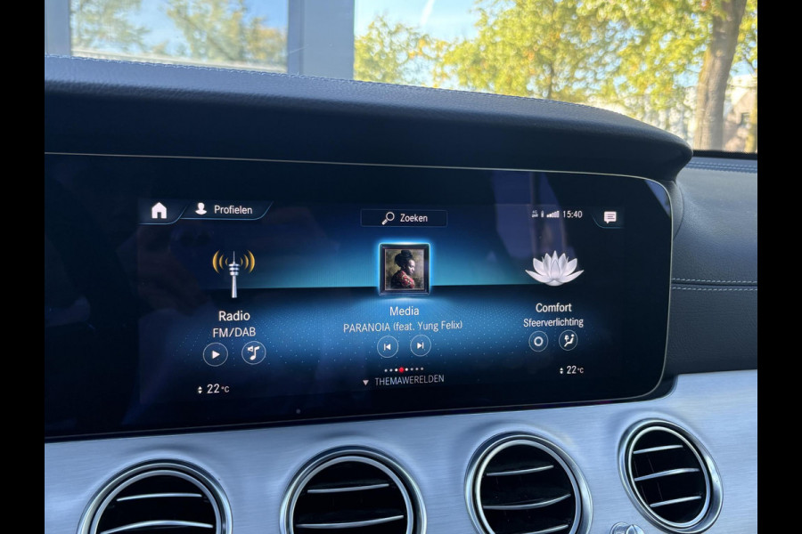 Mercedes-Benz E-Klasse Estate 300 e Business Solution AMG MERCEDES GARANTIE T/M 03-2028 | SOH 93% | PANORAMADAK | ELEKTRISCHE TREKHAAK | DEALER ONDERHOUDEN | APPLE CARPLAY/ANDROID AUTO | BURMESTER AUDIO | 360° CAMERA |