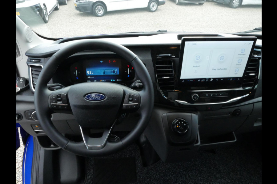 Ford E-Transit 68KWh accu 184PK L2H2 Airco Camera Nieuw