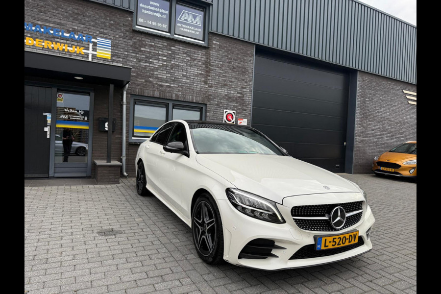 Mercedes-Benz C-Klasse 180 Business Solution AMG | 2E EIGENAAR | 3/6/12MND GARANTIE | PANO | LED | CRUISE | 360 CAMERA | STOELVERWM.| DODE HOEK |DEALER ONDERHOUDEN |