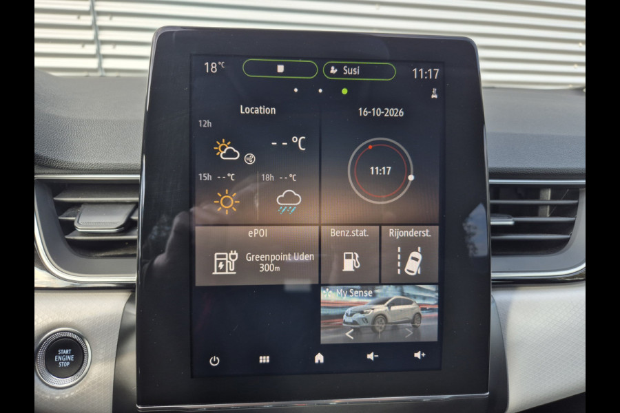 Renault Captur 1.6 E-Tech Plug-in Hybrid 160 Intens,Navigatie/Camera,Stoelverwarming,Cruisecontrol,