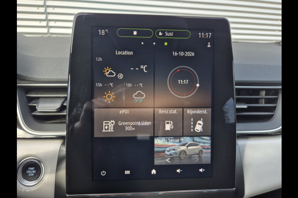Renault Captur 1.6 E-Tech Plug-in Hybrid 160 Intens,Navigatie/Camera,Stoelverwarming,Cruisecontrol,