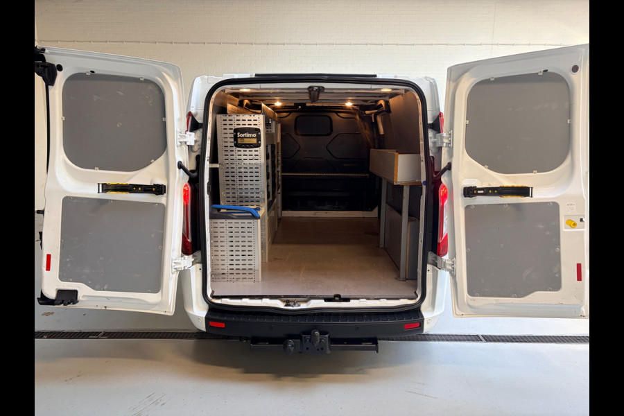 Ford Transit Custom Servicewagen 320 2.0 TDCI euro6 L2H1 Trend 3Persoons, 2xSchuifdeur, Sortimo, Trekhaak, RIJKLAARPRIJS!