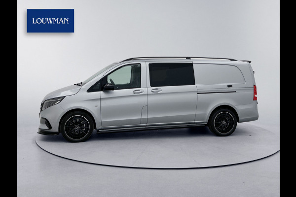 Mercedes-Benz Vito 119 CDI Pro L3 DC 19 inch AMG Dubbele cabine Sidebars Dubbele Schuifdeur Multibeam LED Trekhaak Achteruitrijcamera Betimmering