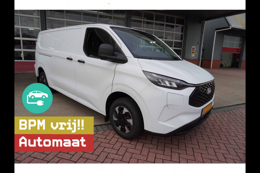 Ford E-Transit Custom 340 L2H1 Trend 71 kWh WLTP 370 km Automaat nr. V006 | Airco | Cruise | Trekhaak |  Apple CP-Android auto