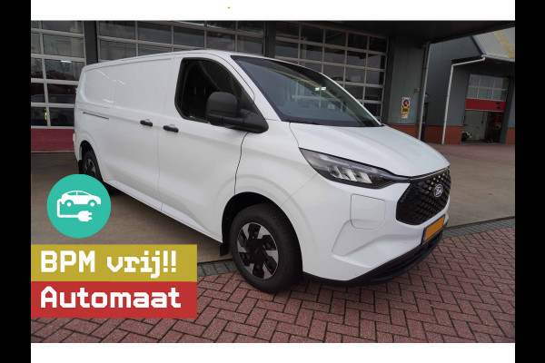 Ford E-Transit Custom 340 L2H1 Trend 71 kWh WLTP 370 km Automaat nr. V006 | Airco | Cruise | Trekhaak |  Apple CP-Android auto