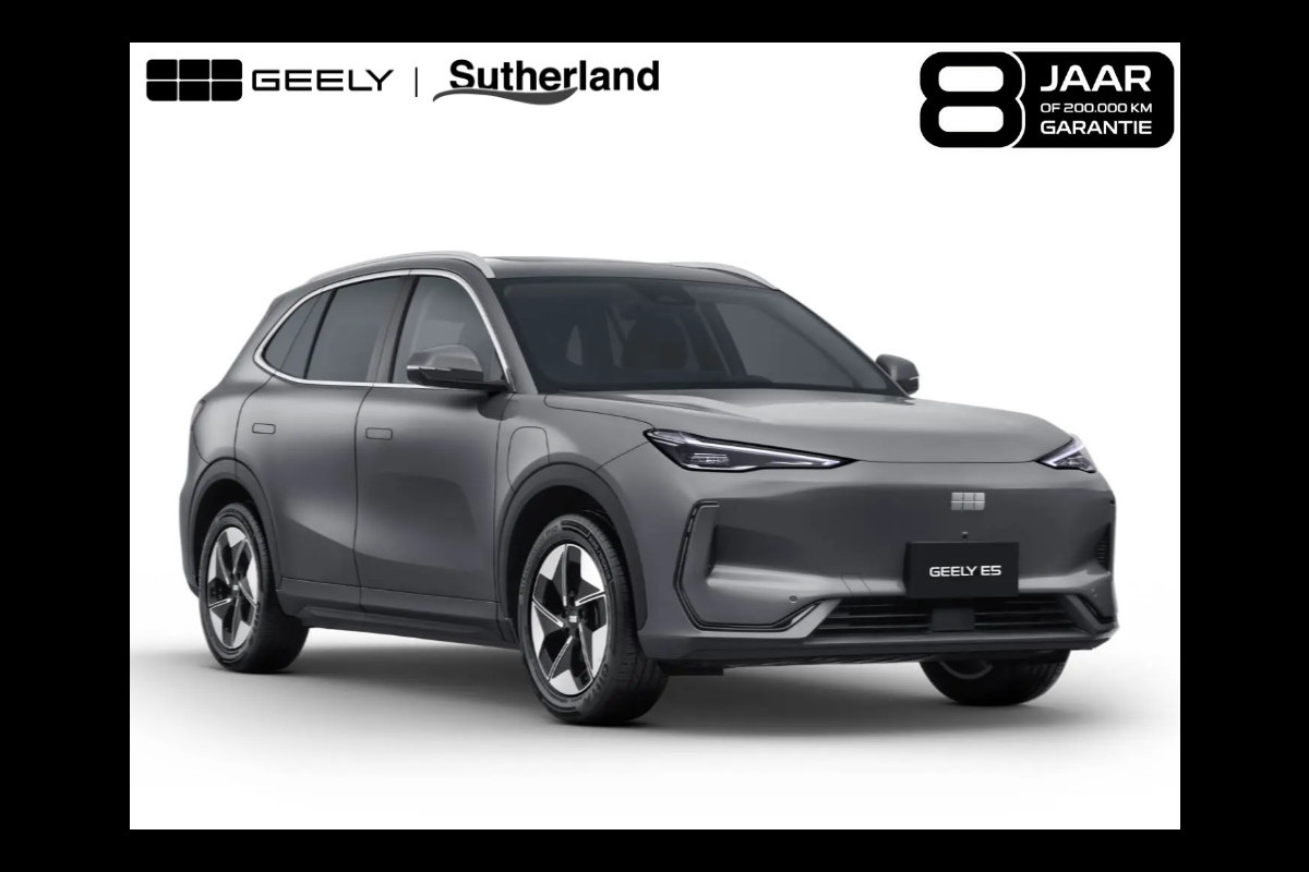 GEELY E5 Max+ 68 kWh 218 PK | 450 Km bereik | Panoramadak | 360 Camera | Warmtepomp | Stoelverwarming & verkoeling | Massagestoelen | Elektrische klep | Stuurverwarming | Parkeersensoren | Achterbank verwarmd | 19 Inch