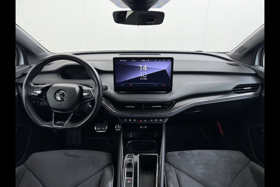 Škoda ENYAQ iV 180PK Sportline SOH 90% Sportstoelen Adap.Cruise Stuurverwarming Lmv 21" Blind Spot Assist Camera Apple Carplay Android Auto Privacy Glas Pdc Isofix Lane Assist P-Assist Dodehoekdetectie IV60 1e Eigenaar Dealeronderhouden Origineel Nederlandse Auto