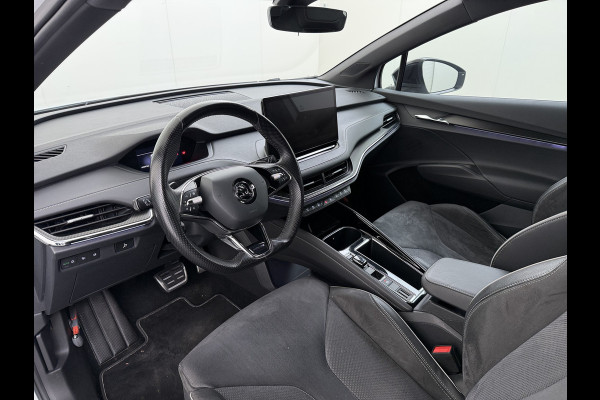 Škoda ENYAQ iV 180PK Sportline SOH 90% Sportstoelen Adap.Cruise Stuurverwarming Lmv 21" Blind Spot Assist Camera Apple Carplay Android Auto Privacy Glas Pdc Isofix Lane Assist P-Assist Dodehoekdetectie IV60 1e Eigenaar Dealeronderhouden Origineel Nederlandse Auto