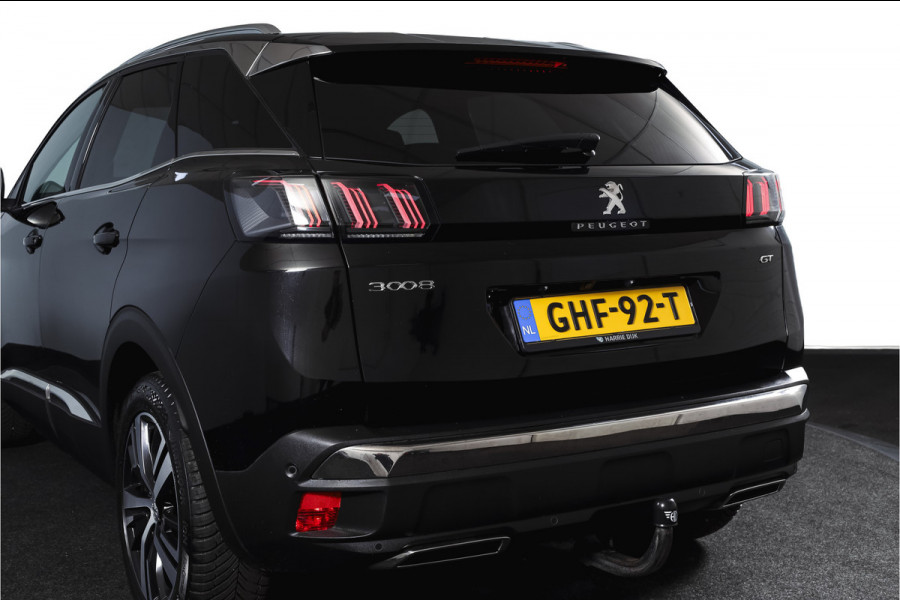 Peugeot 3008 1.6 PureTech 180 PK GT - Automaat | Dig. Cockpit | Adapt. Cruise | Leder-+stoelverw. | Elek. stoelen | Camera | NAV | ECC | Elek. Klep | Afn. Trekhaak | LM 18" |